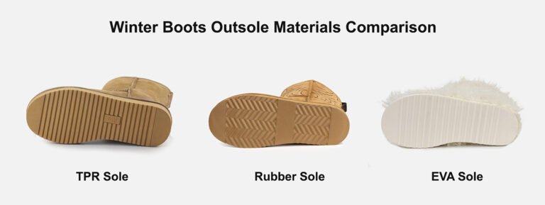 Custom Sheepskin Boots: Which Outsole Material Is Best for You?