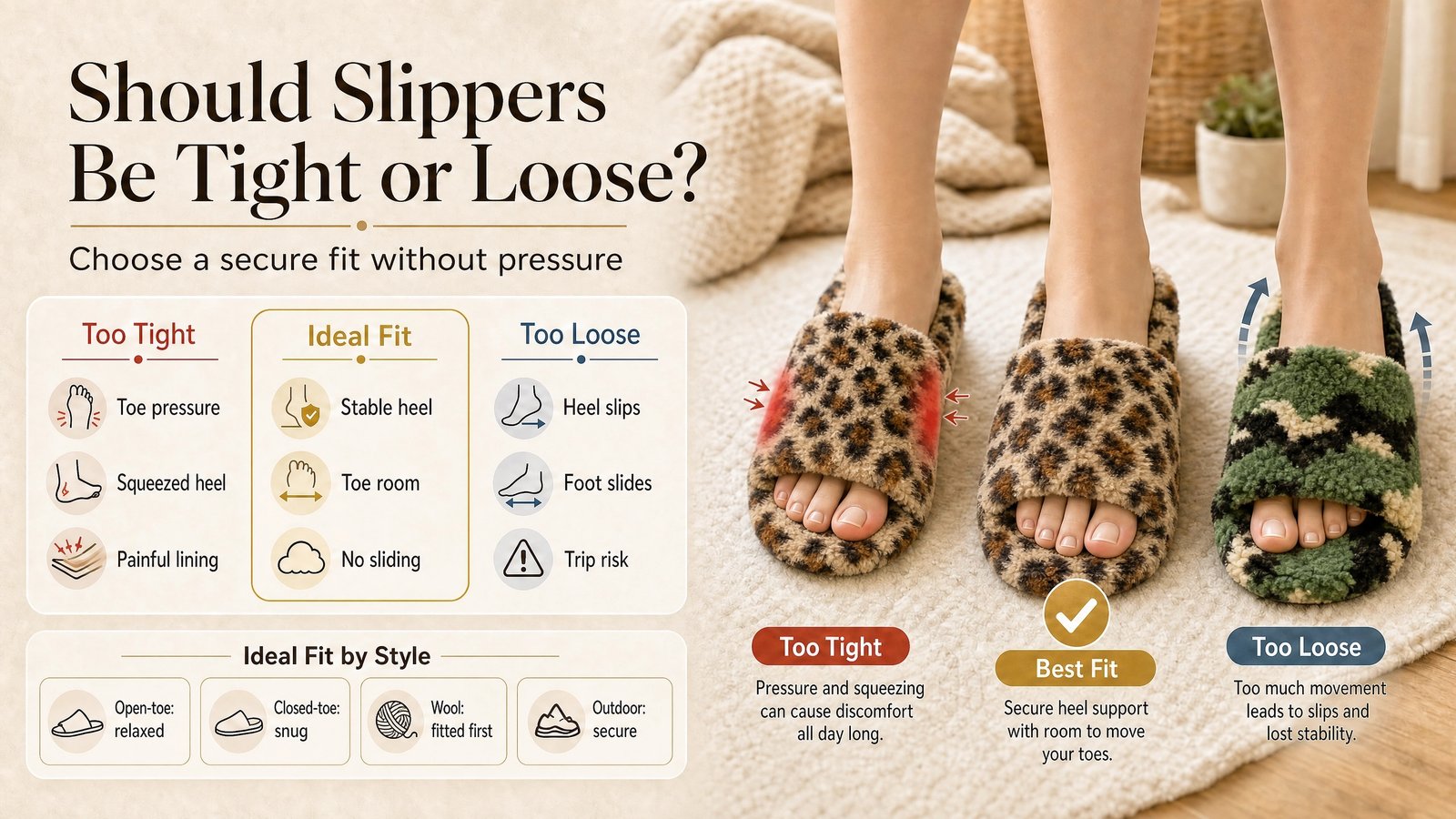 comfortable slipper fit