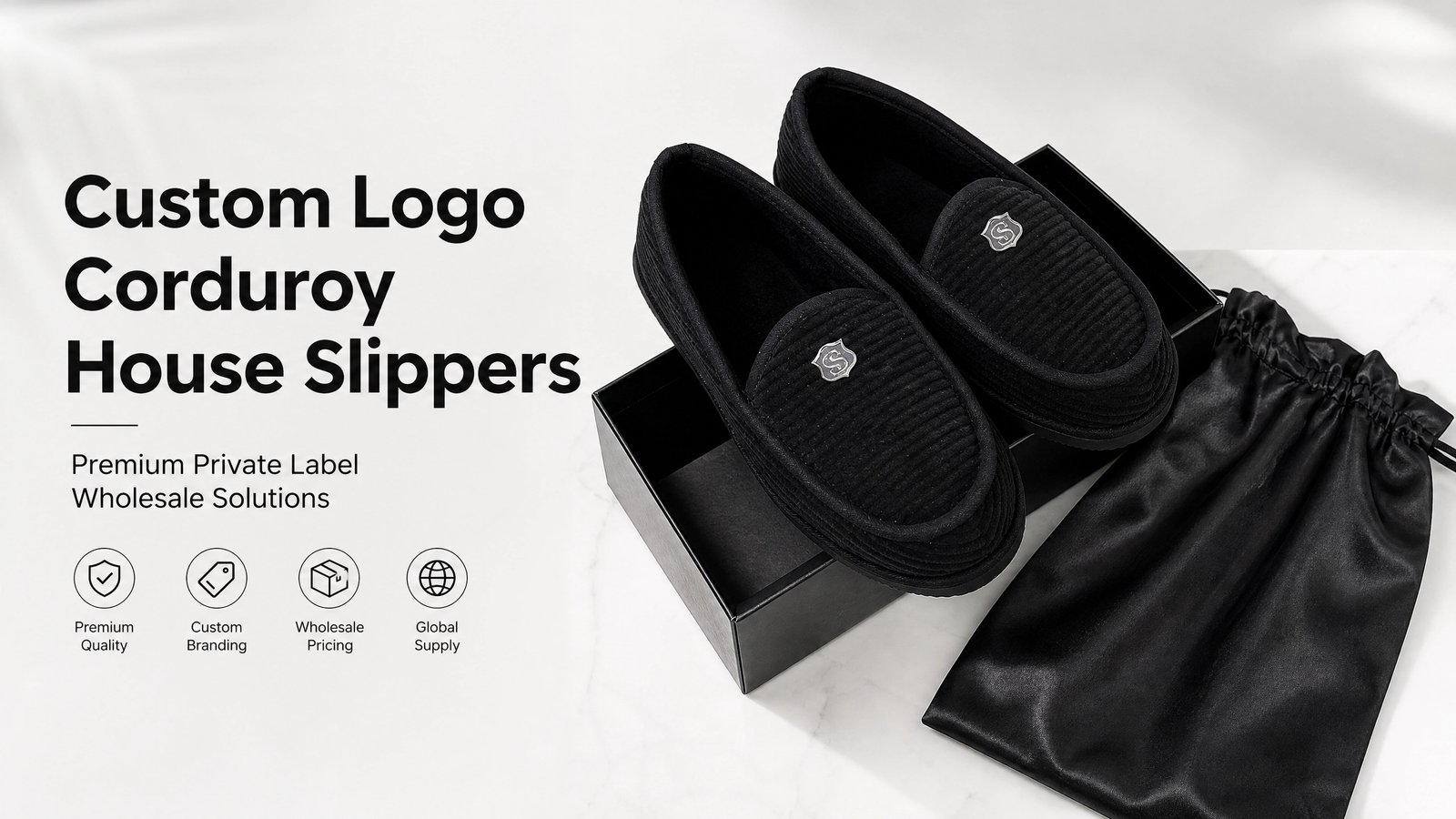 Custom Logo Corduroy House Slippers: Why Are They the Best Private Label Footwear for Wholesale Buyers?
