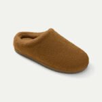 Women’s Winter Wool Mules Plush Fluffy Loafer Faux Fur Slippers