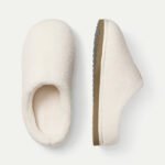Women’s Winter Wool Mules Plush Fluffy Loafer Faux Fur Slippers