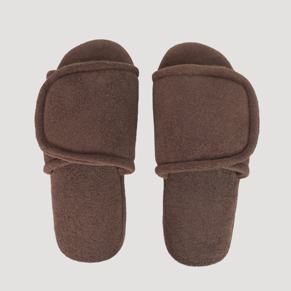 Men’s Terry Cloth Cotton Towel Indoor Slippers
