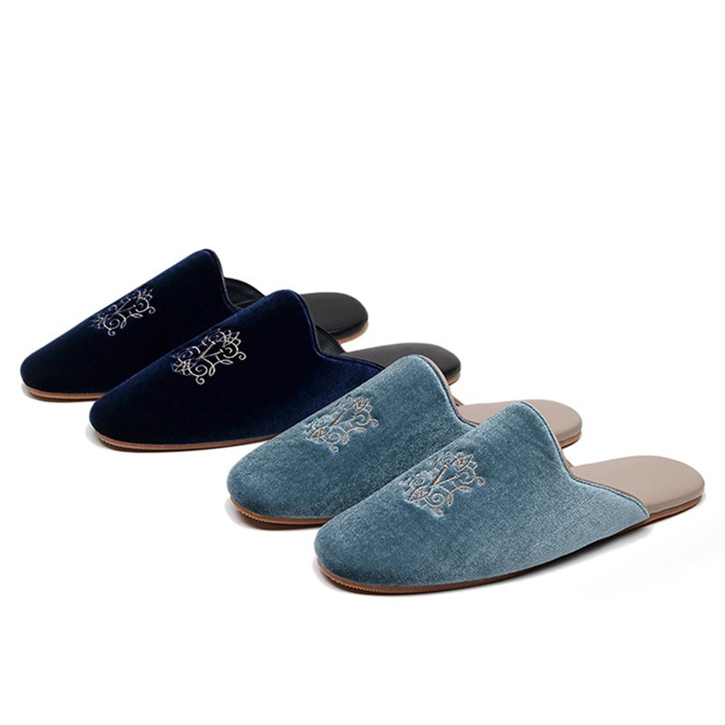 Women’s Luxury Velvet Mule Flats Loafer Slippers