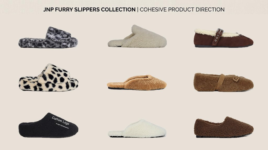 JNP-furry-slippers-collection-with-varied-silhouettes-and-a-coherent-product-direction