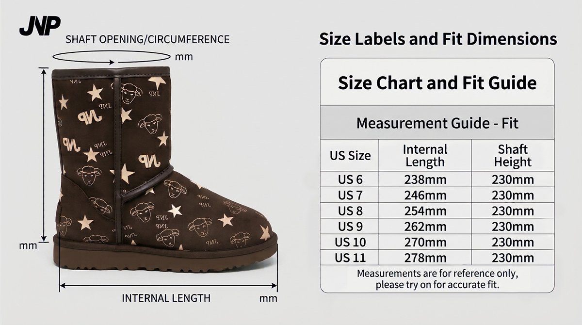 Fit dimensions to review in a slipper, including forefoot space, internal length and boot opening